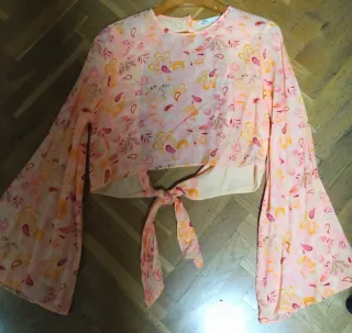 Blusa Zara estilo Bohemio ,T- L