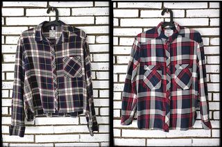 Lote 2 camisas talla M BERSHKA y PULL&BEAR