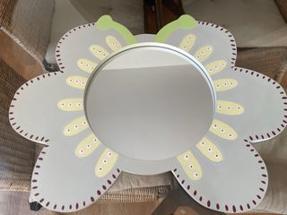 Espejo decorativo flor