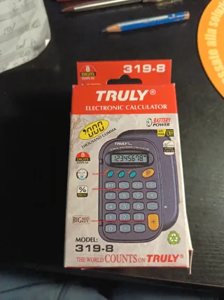 Calculadora TRULY 319-8 Calculadora Truly 318-8 ..