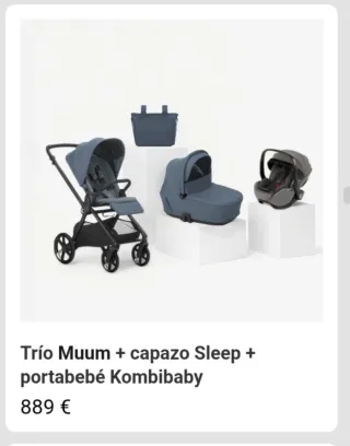 Carro bebe marca Jane 3 piezas