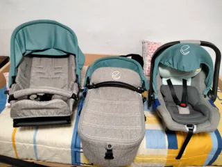 Carro bebe marca Jane 3 piezas
