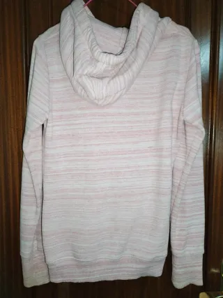 Sudadera Superdry Rosa y Blanca