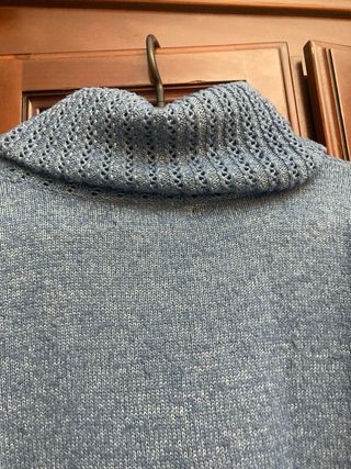 Jersey Cortefiel azul cuello alto