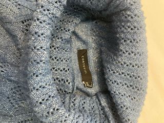 Jersey Cortefiel azul cuello alto