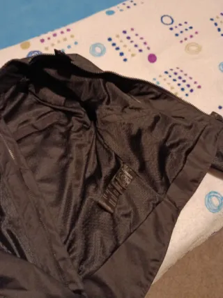 Chaqueta de moto negra verano