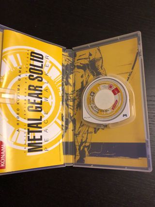 Metal Gear Solid Peace Walker PSP Konami