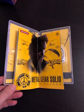 Metal Gear Solid Peace Walker PSP Konami
