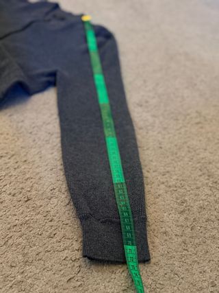 Cárdigan Zara Gris con Cremallera