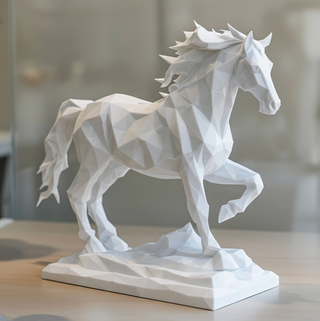 Scultura cavallo 15 cm o 25cm personalizzala, ita.
