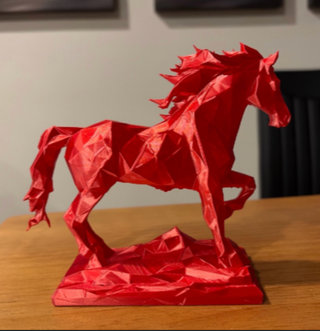 Scultura cavallo 15 cm o 25cm personalizzala, ita.