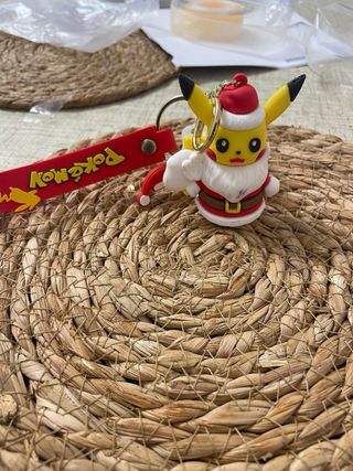 Llavero Pikachu Navidad