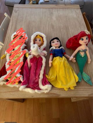 Muñecas Peluche Disney Princesas
