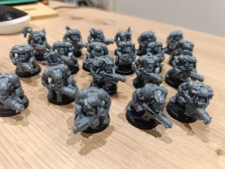 Lote 20 Orcos Infantería Miniaturas