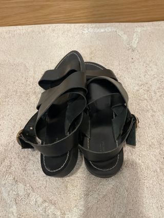 Sandalias Pull&Bear Talla 39 Negras