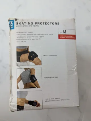 Protecciones Patinaje TCM Talla M sin estrenar.