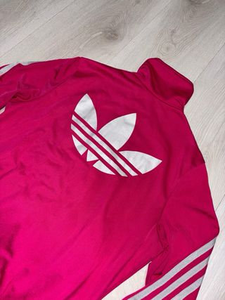 Sudadera Adidas Originals Mujer Fucsia Plata