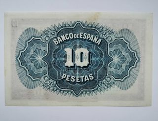 Billete de 10 Pesetas España 1935