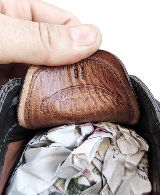 Tod's Lace-up Handmade Man Black Leather Shoes 44