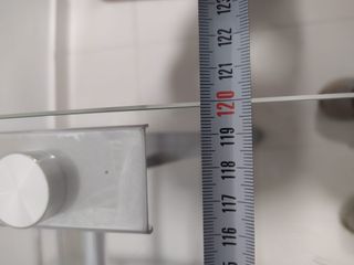 Mesa escritorio cristal y metal