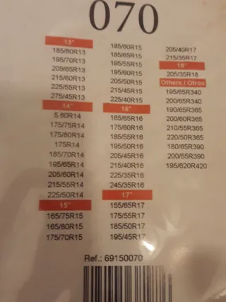 Cadenas para nieve CARPRISS 9 mm