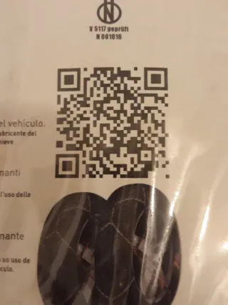 Cadenas para nieve CARPRISS 9 mm