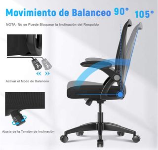 Silla de oficina ergonómica a estrenar