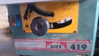 Sierra de mesa Kity 419 fabricación Británica