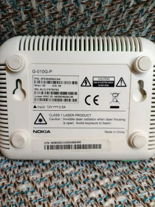 Router Nokia ONT GPON G-010G-P Fibra Óptica GPON