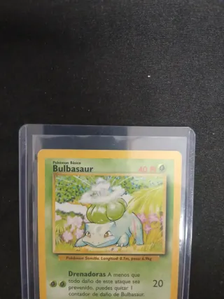 Pikachu y Bulbasaur Base Set 1ª Edición