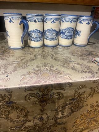 5 Jarras de Porcelana Antiguas