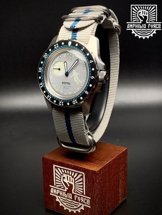 Vostok Amphibia Cosmodiver Luna Dude Gris - Nuevo!