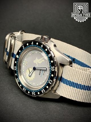 Vostok Amphibia Cosmodiver Luna Dude Gris - Nuevo!