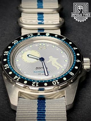Vostok Amphibia Cosmodiver Luna Dude Gris - Nuevo!