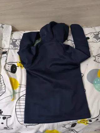 Sudadera capucha niño 110 cm azul (Lote 4-5 a: 90€