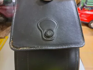 Alforjas de cuero con cerradura