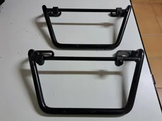 Alforjas de cuero con cerradura