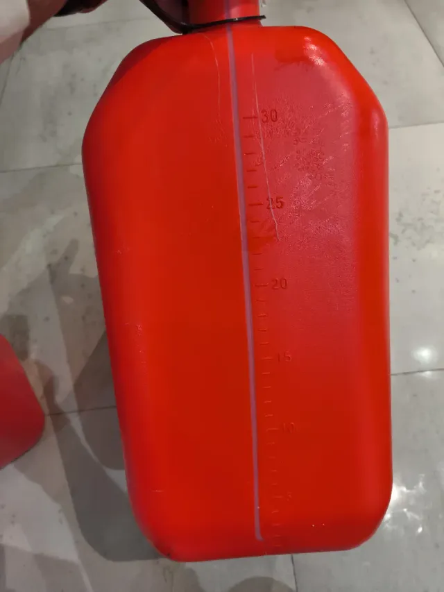 Bidón Garrafa 30 Litros Rojo