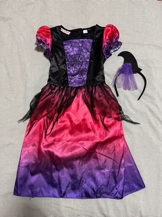 Disfraz Bruja Niña 6-8 Años