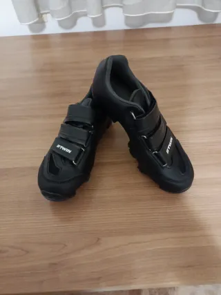 Zapatillas Ciclismo Mujer Btwin Negras