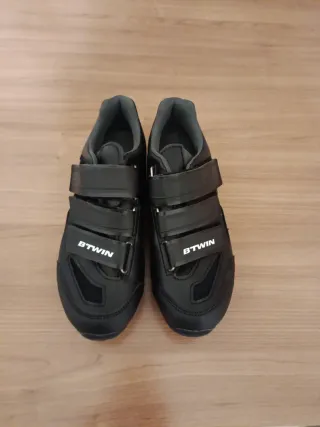 Zapatillas Ciclismo Mujer Btwin Negras