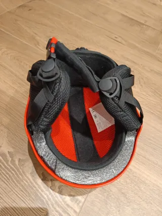 Casco de esquí infantil rojo, talla S (52-54cm)