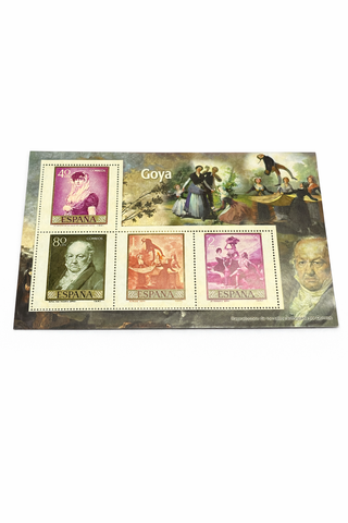 Hoja Sellos España Goya Completa