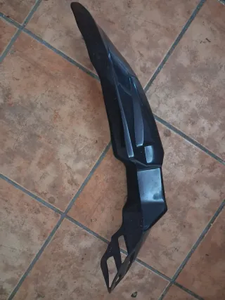 Careta y guardabarros moto