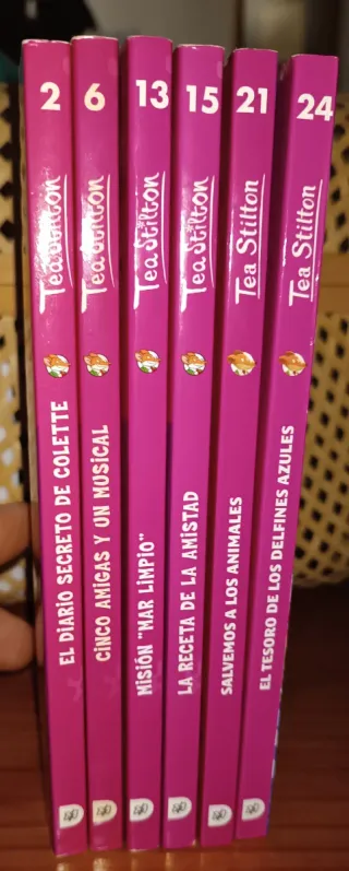 Tea Stilton. Libro.Varios títulos: 2,6,13,15,21,24