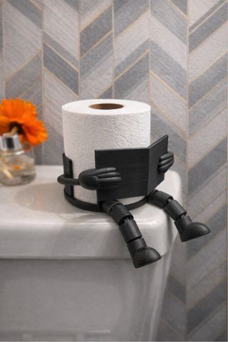 Porta rotolo carta igienica a forma di libro