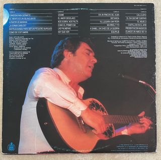 ALBERTO CORTEZ VINILO 2 LP EN VIVO 1985