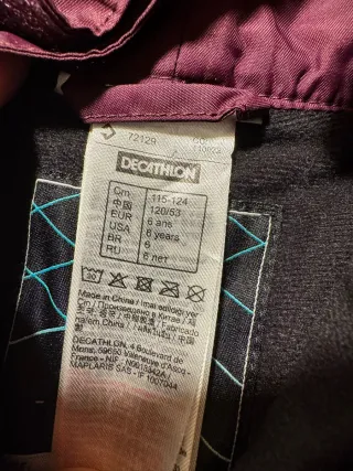 Mono de esquí Wedze Talla 6 años