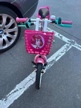 Bicicleta infantil rosa 14 B'TWIN