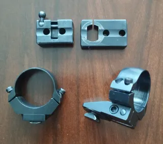 Vendo mira Shilba + bases y anillas